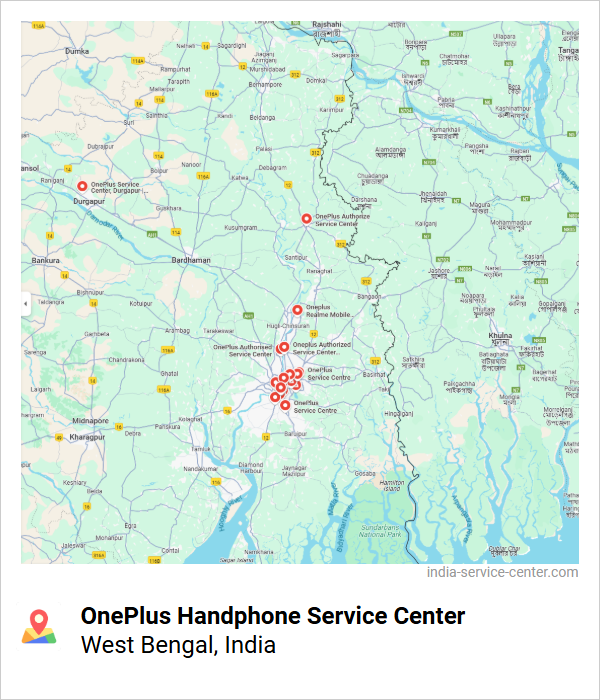 OnePlus Handphone Service Center Near Me, West Bengal, India