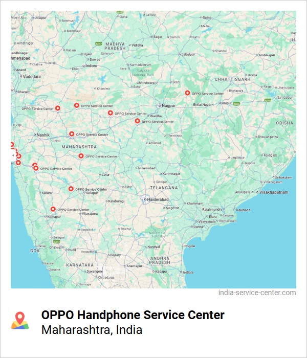 OPPO Handphone Service Center Near Me, Maharashtra, India