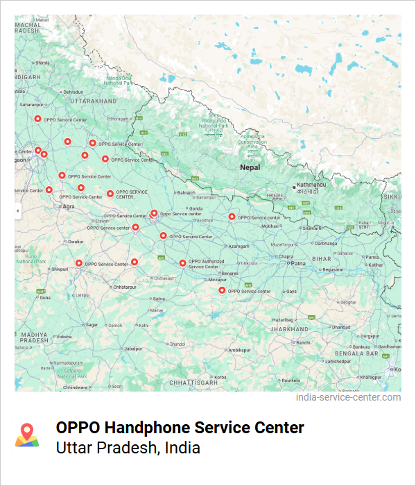 OPPO Handphone Service Center Near Me, Uttar Pradesh, India