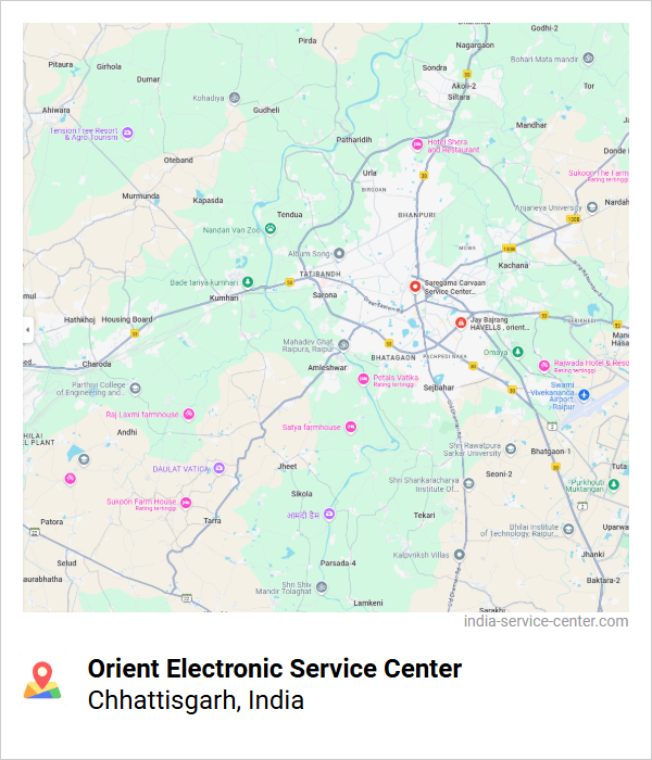Orient Electronic Service Center Near Me, Chhattisgarh, India