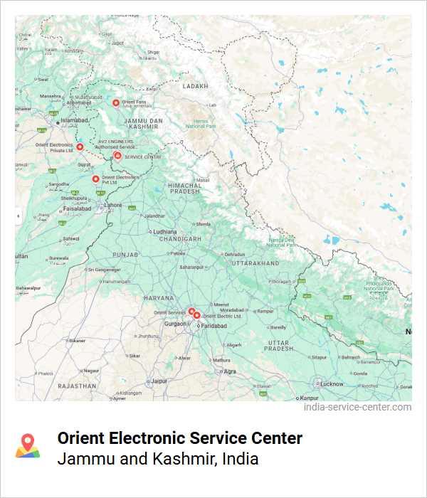 Orient Electronic Service Center Near Me, Jammu and Kashmir, India