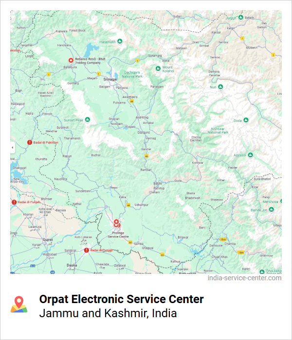 Orpat Electronic Service Center Near Me, Jammu and Kashmir, India