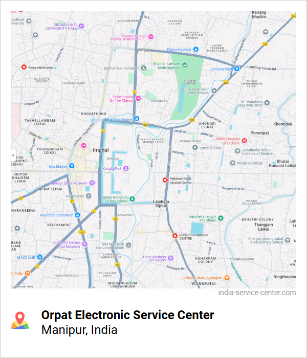 Orpat Electronic Service Center Near Me, Manipur, India