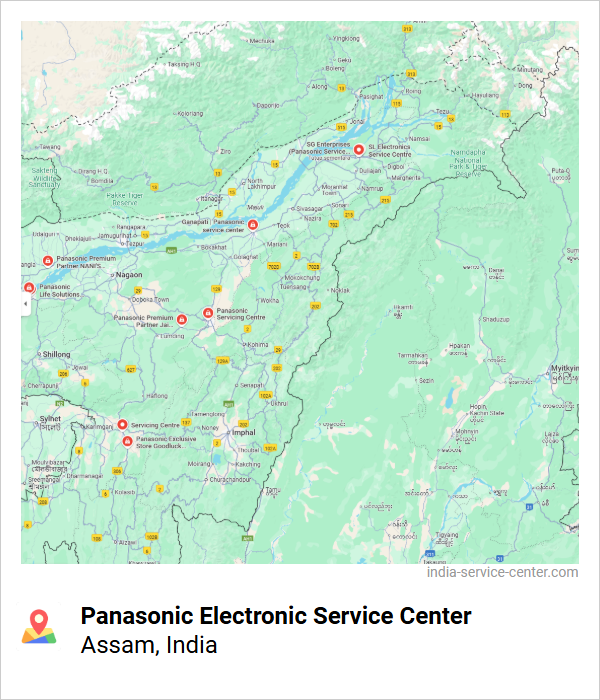 Panasonic Electronic Service Center Near Me, Assam, India