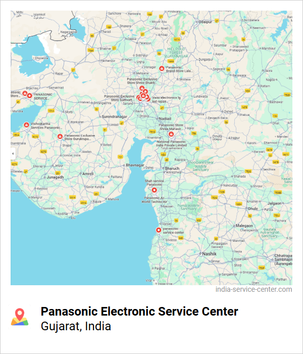 Panasonic Electronic Service Center Near Me, Gujarat, India
