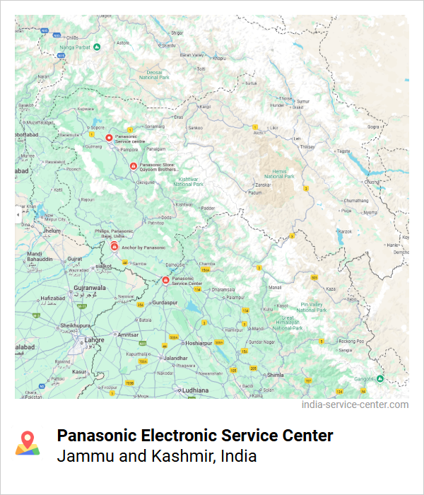 Panasonic Electronic Service Center Near Me, Jammu and Kashmir, India