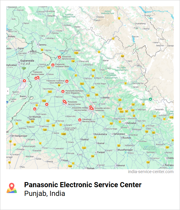 Panasonic Electronic Service Center Near Me, Punjab, India