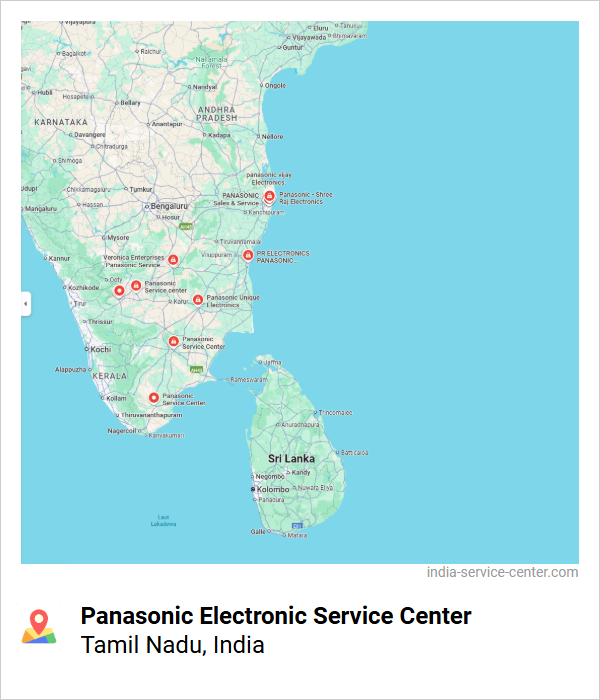 Panasonic Electronic Service Center Near Me, Tamil Nadu, India
