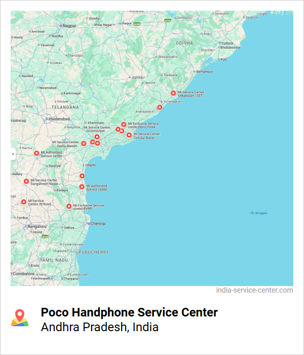 Poco Handphone Service Center Near Me, Andhra Pradesh, India