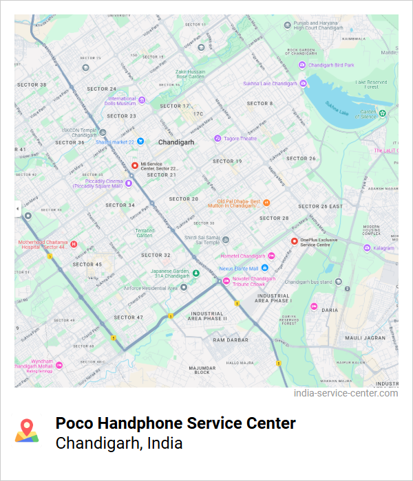 Poco Handphone Service Center Near Me, Chandigarh, India