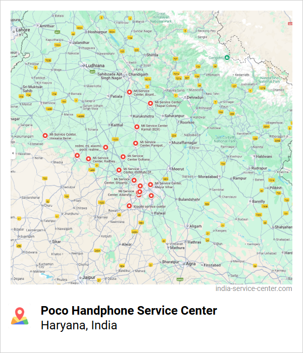 Poco Handphone Service Center Near Me, Haryana, India
