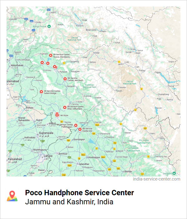 Poco Handphone Service Center Near Me, Jammu and Kashmir, India