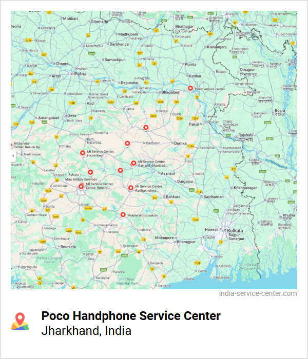Poco Handphone Service Center Near Me, Jharkhand, India