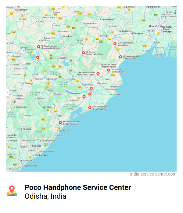 Poco Handphone Service Center Near Me, Odisha, India