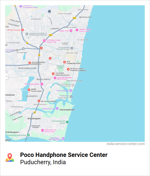 Poco Handphone Service Center Near Me, Puducherry, India