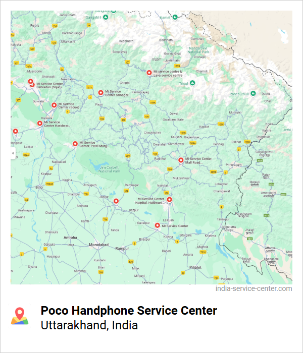 Poco Handphone Service Center Near Me, Uttarakhand, India