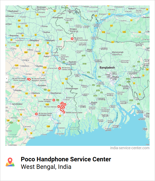 Poco Handphone Service Center Near Me, West Bengal, India