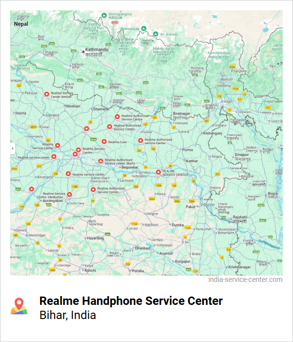 Realme Handphone Service Center Near Me, Bihar, India