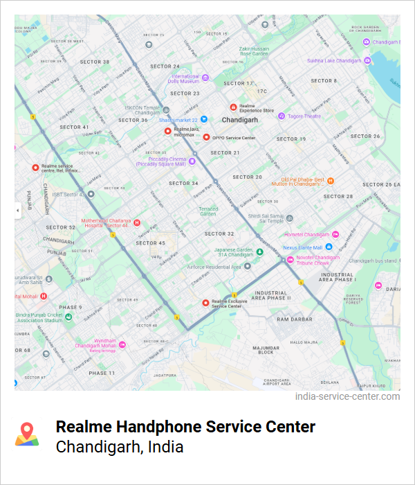 Realme Handphone Service Center Near Me, Chandigarh, India