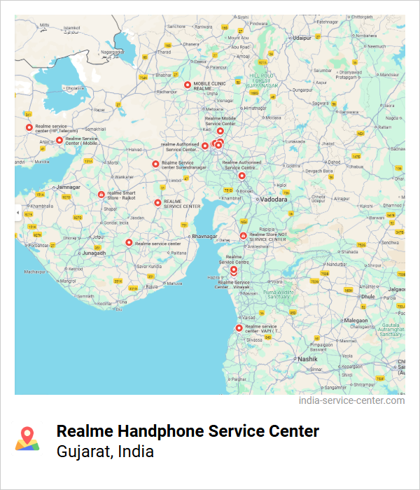 Realme Handphone Service Center Near Me, Gujarat, India