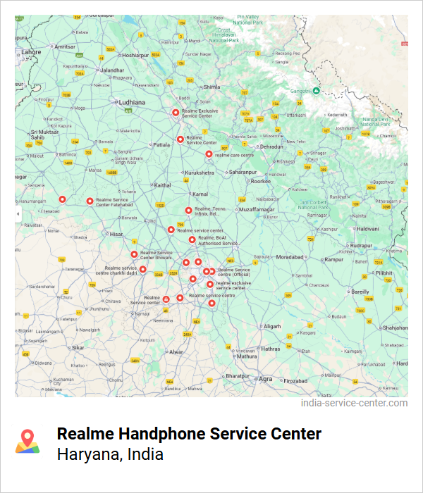 Realme Handphone Service Center Near Me, Haryana, India