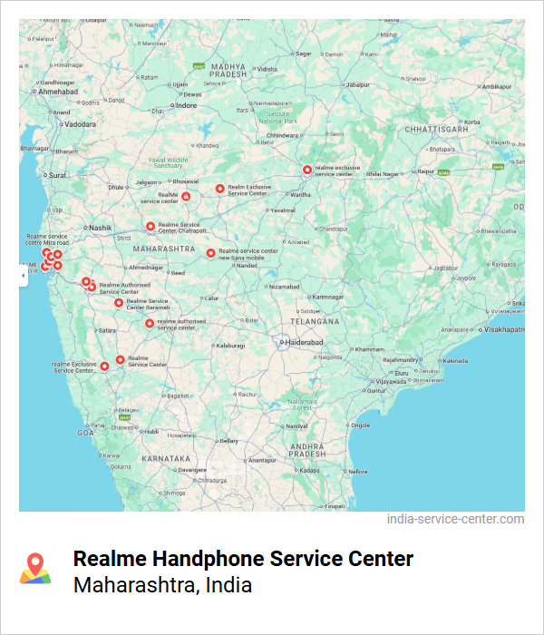Realme Handphone Service Center Near Me, Maharashtra, India