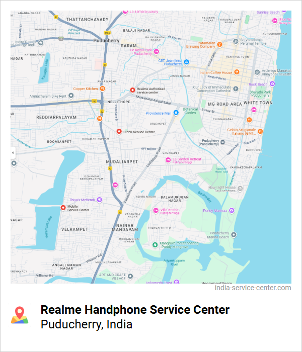 Realme Handphone Service Center Near Me, Puducherry, India