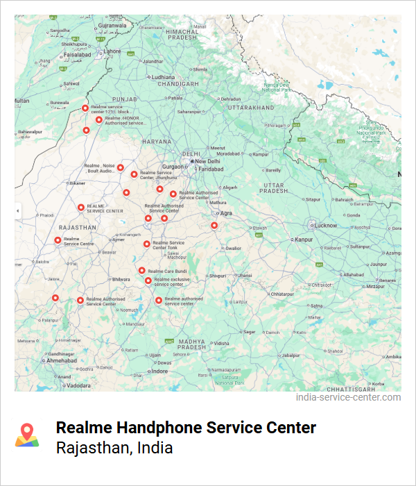 Realme Handphone Service Center Near Me, Rajasthan, India
