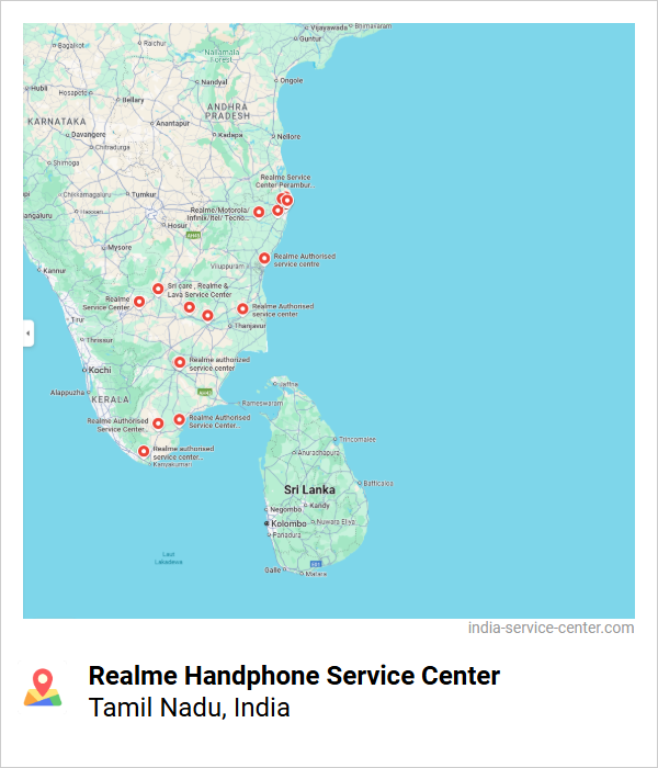 Realme Handphone Service Center Near Me, Tamil Nadu, India