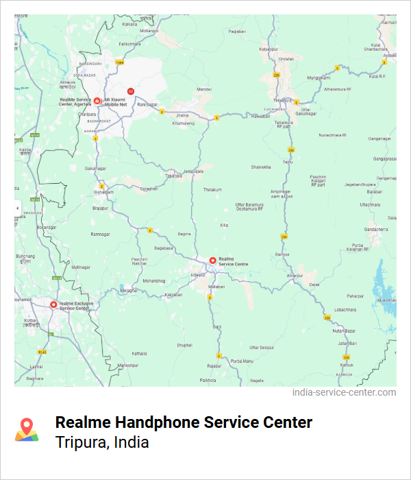 Realme Handphone Service Center Near Me, Tripura, India