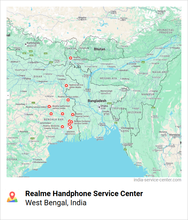 Realme Handphone Service Center Near Me, West Bengal, India
