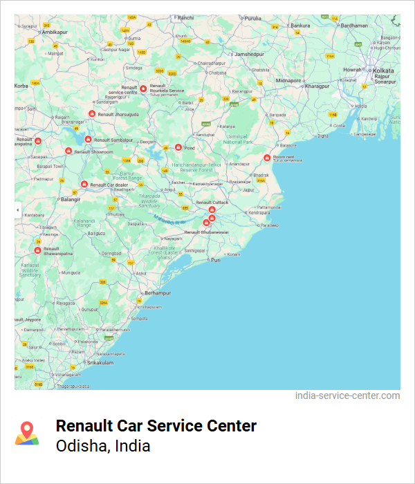 Renault Car Service Center Near Me, Odisha, India