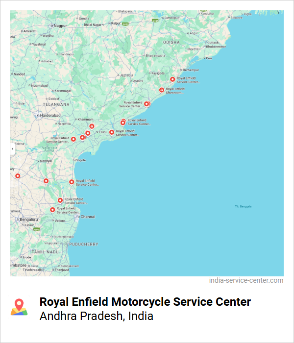 Royal Enfield Motorcycle Service Center Near Me, Andhra Pradesh, India