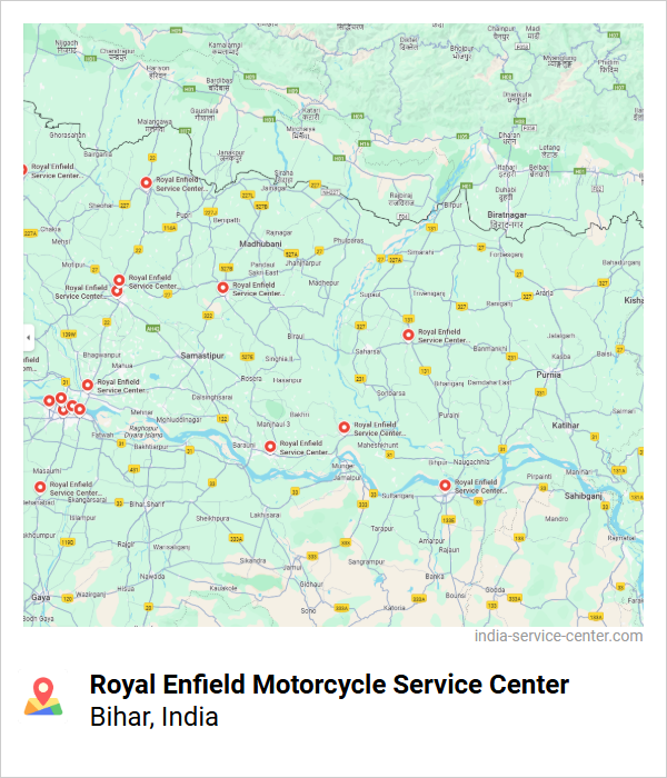 Royal Enfield Motorcycle Service Center Near Me, Bihar, India