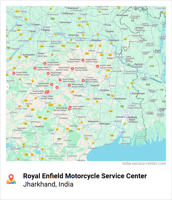 Royal Enfield Motorcycle Service Center Near Me, Jharkhand, India