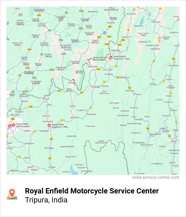 Royal Enfield Motorcycle Service Center Near Me, Tripura, India