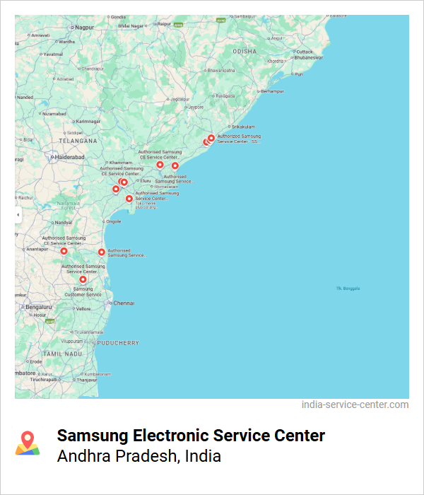 Samsung Electronic Service Center Near Me, Andhra Pradesh, India
