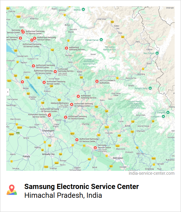 Samsung Electronic Service Center Near Me, Himachal Pradesh, India