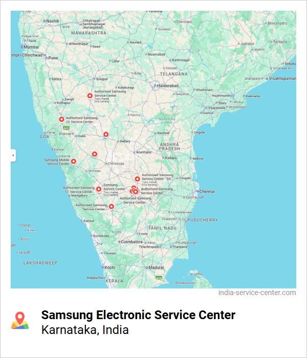Samsung Electronic Service Center Near Me, Karnataka, India