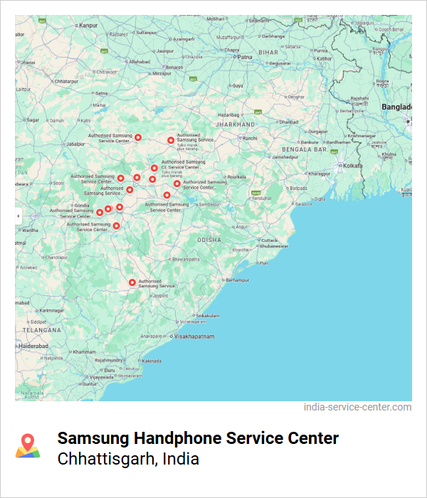 Samsung Handphone Service Center Near Me, Chhattisgarh, India