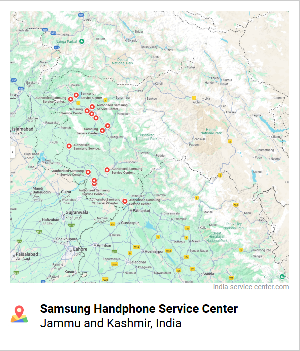 Samsung Handphone Service Center Near Me, Jammu and Kashmir, India