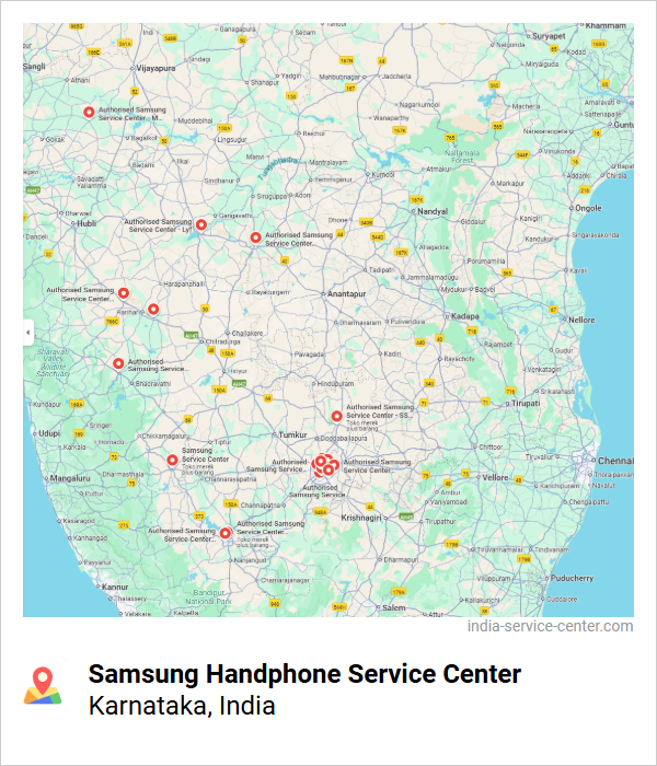 Samsung Handphone Service Center Near Me, Karnataka, India