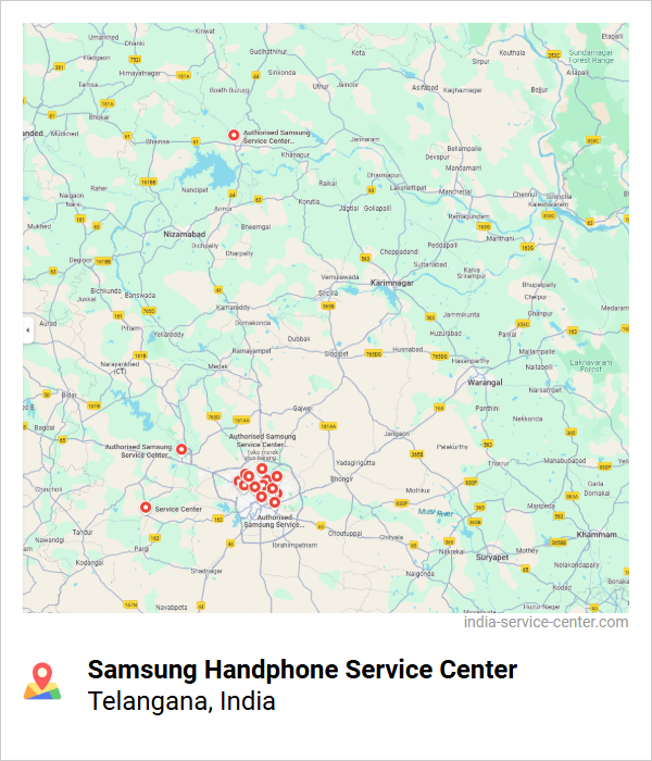 Samsung Handphone Service Center Near Me, Telangana, India