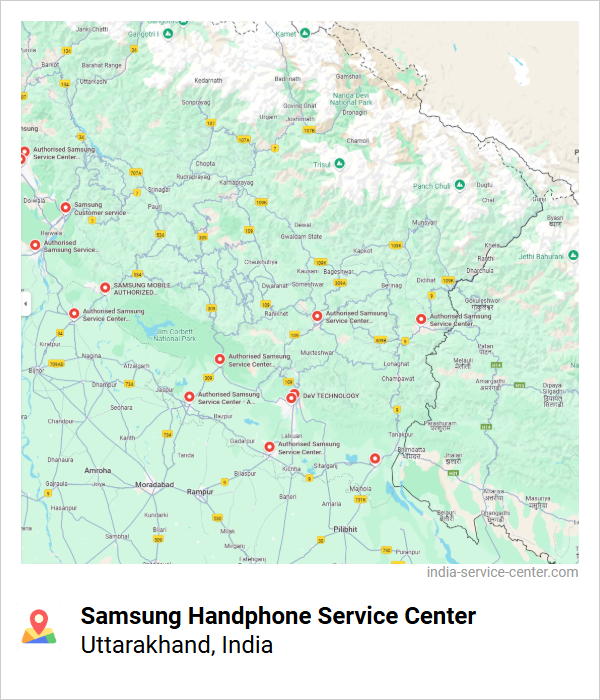 Samsung Handphone Service Center Near Me, Uttarakhand, India