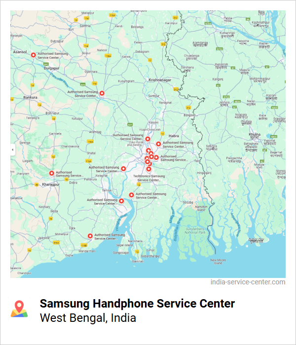 Samsung Handphone Service Center Near Me, West Bengal, India