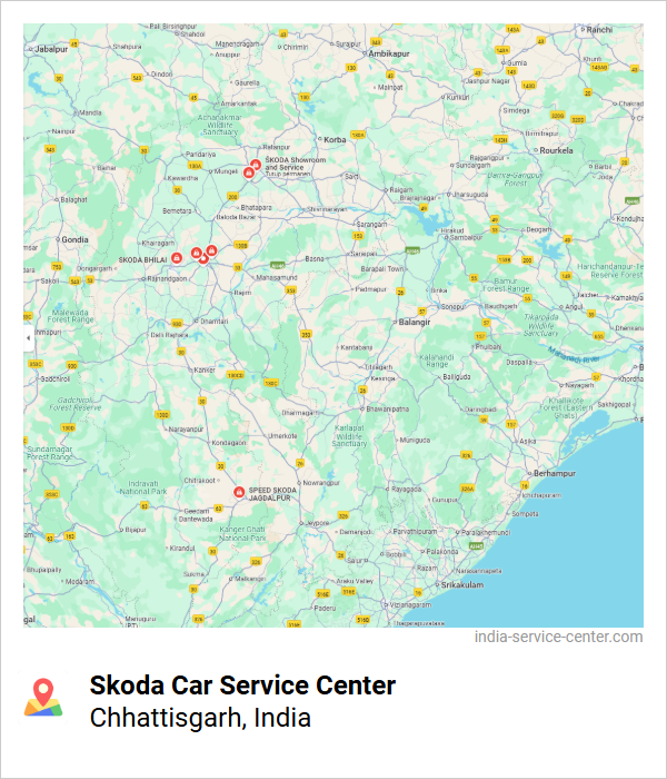 Skoda Car Service Center Near Me, Chhattisgarh, India