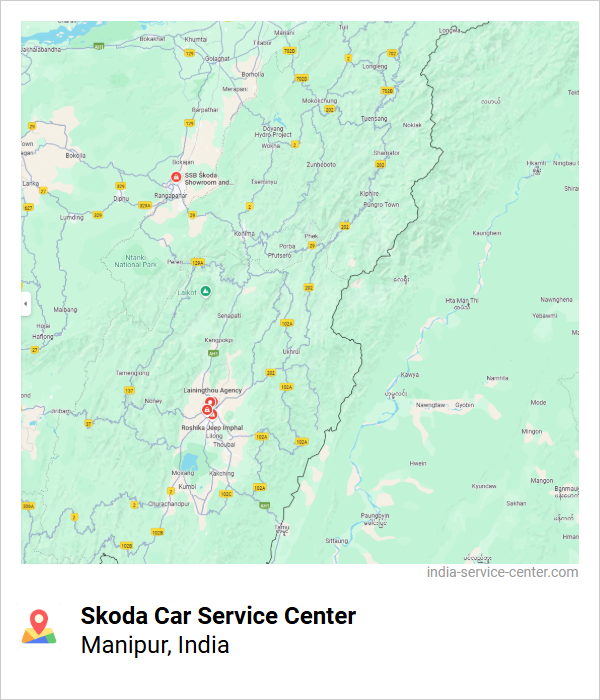 Skoda Car Service Center Near Me, Manipur, India