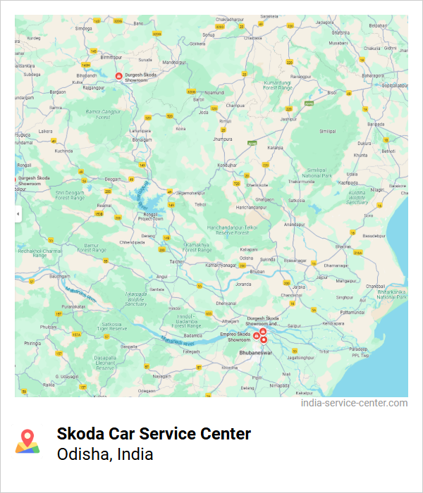 Skoda Car Service Center Near Me, Odisha, India