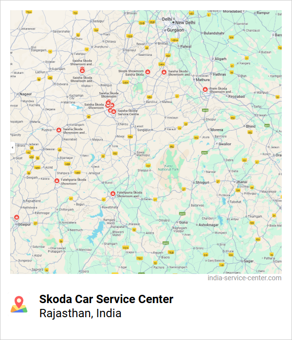 Skoda Car Service Center Near Me, Rajasthan, India
