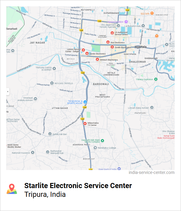 Starlite Electronic Service Center Near Me, Tripura, India